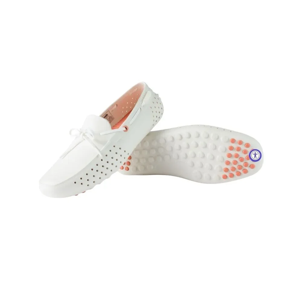 PEOPLE Footwear Senna boat shoes, Picket White, size women 7, NWT